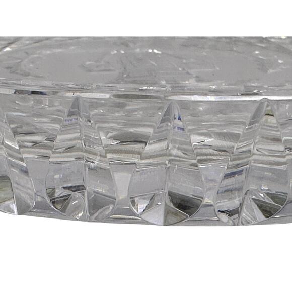 Waterford Crystal Twelve Days of Christmas 1991 "Maids-a-Milking" Plate Ireland - Picture 5 of 5